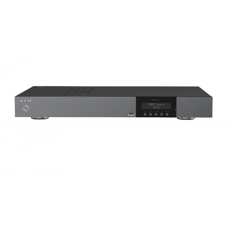 iEAST eAMP 2 Pro, Amplificador Stereo 2x150W, Streaming, Multi-Zona