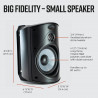Polk Audio Atrium 4 , Bocina para Exteriores con Graves Potentes (Par)