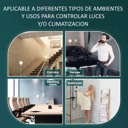 ZSS-LP-HP02 Detector de Presencia mmWave Zigbee 3.0 MOES / Tuya / Smart Life