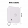 ZSS-HP03 Detector de Presencia mmWave Zigbee 3.0 MOES / Tuya / Smart Life