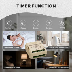 WM-104B-M Modulo Interruptor Doble Smart WiFi ( 2gang )