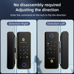 G290 Cerradura Inteligente para Puerta de Vidrio sin Marco