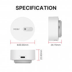 ZSS-LP-HP02 Detector de Presencia mmWave Zigbee 3.0 MOES / Tuya / Smart Life