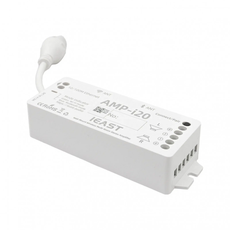 AMP-i20 Amplificador WiFi Muti-Ambientes 2x20W / 4ohm